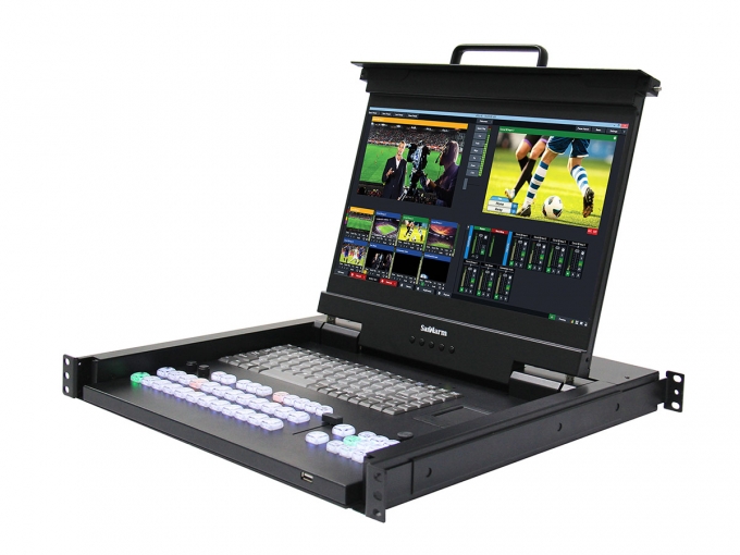 17.3" Rackmount Monitor and Keyboard_SRM-1730K
